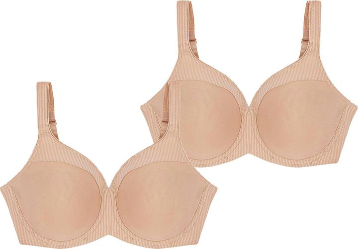 Actual product image Triumph Modern Soft+Cotton underwired bra (75 D, pack of 2)