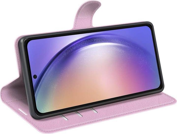 Produktbild Cover-Discount Galaxy A55 - Leder Etui Hülle rosa (Samsung Galaxy A55)