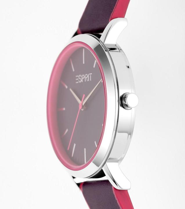 Produktbild Esprit ES EVERYDAY 34MM 3H PLUM DIAL PLUM ST Armbanduhr (34 mm)