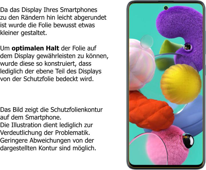 Produktbild Dipos Displayschutz Anti-Shock (2 Stück, Samsung Galaxy A51)