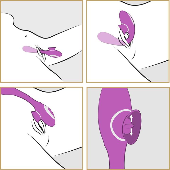 Actual product image You2Toys 2 Function Bendable Vibe