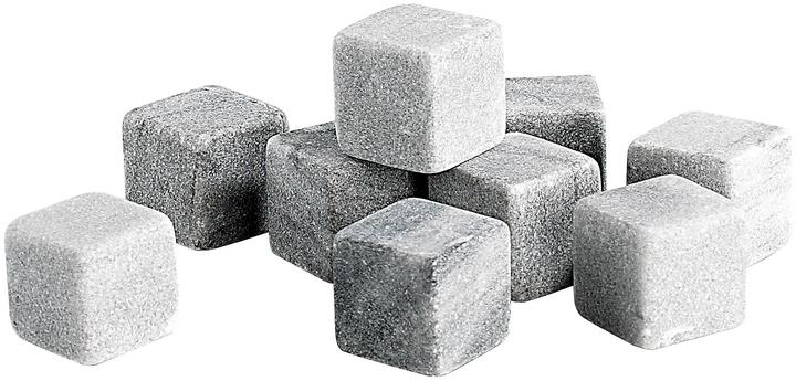 Produktbild Rosenstein & Söhne 9er-Set Dauer-Eiswürfel aus Speckstein (Whisky Steine)