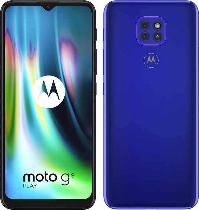 Actual product image Motorola Moto G9 Play (64 GB, Sapphire Blue, 6.50", Dual SIM, 48 Mpx, 4G)