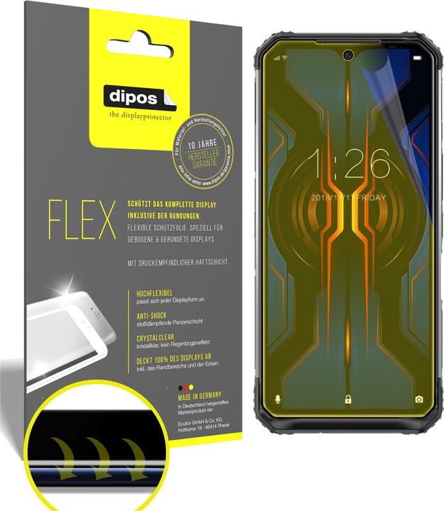 Produktbild Dipos Displayschutzfolie Full-Cover 3D (2 Stück, Doogee S95 Pro)