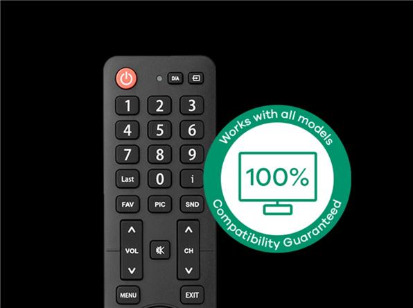 Actual product image One for All Hisense TV Replacement Remote Control (Universal remote control, Infrared)
