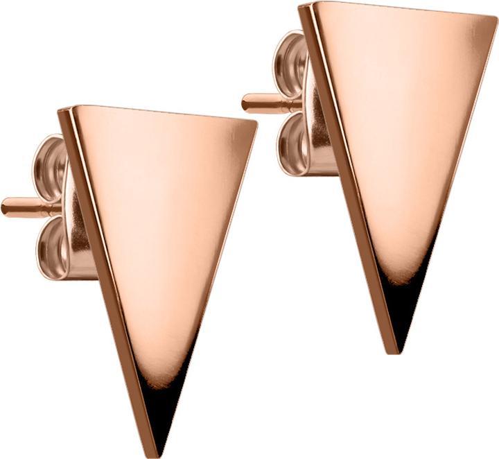Actual product image Star Piercing Banana gold plated heart with opal glitter rainbow (Brass, Surgical steel 316L)