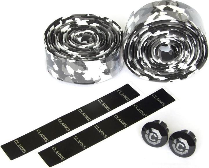 Actual product image MGA Clarks CHBT-28 steering wheel, standard, black and white camo