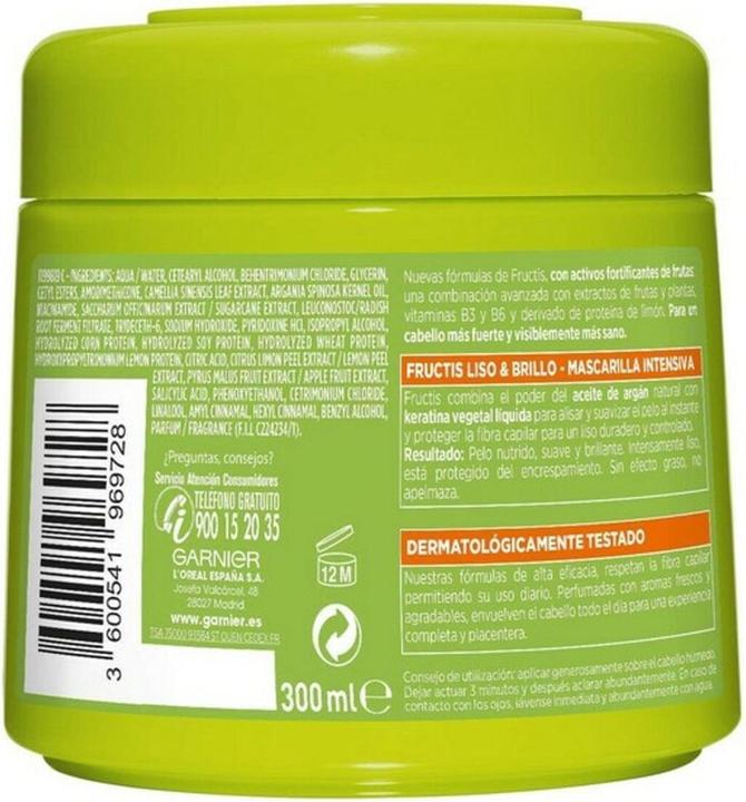 Actual product image Garnier FRUCTIS HIDRA LISO 72H mascarilla 300 ml (300 ml)