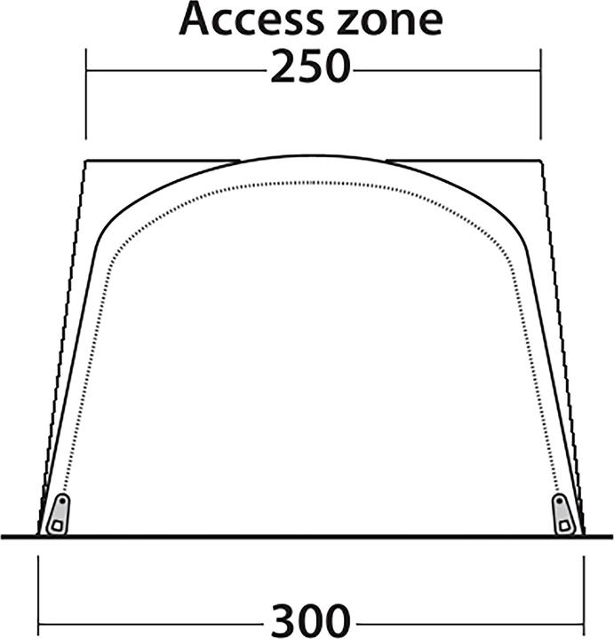 Produktbild Outwell California Highway, Fahrzeugtyp: Bus, Aufbauart: Aufblasbar (Vorzelt, 15.40 kg)