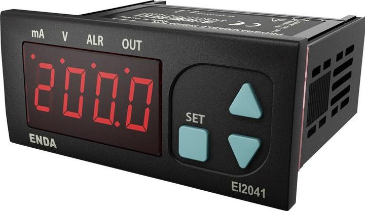 Actual product image Enda EI2041-230-2R-12 Digital Panelmeter Universal LED Display 35x77mm