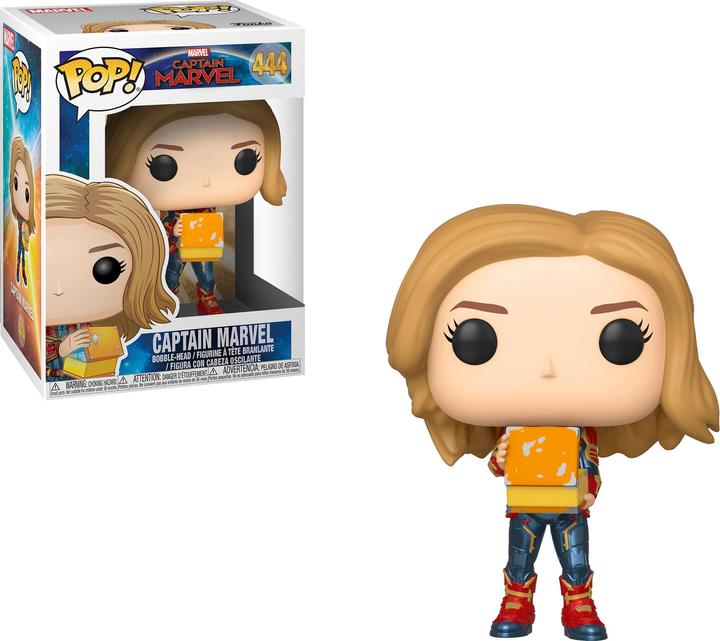 Actual product image Funko POP! Marvel Comics: Captain Marvel w. Lunch Box (G.i.d.D.)