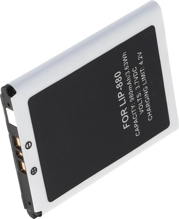 Actual product image Sony Battery LIP-880PD, NW-HD5, Digisette (1 pcs., Device specific, 980 mAh)