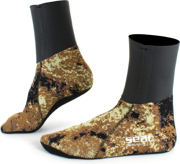 Actual product image Seac Seal Skin Camo Socks 3mm (3 mm, M)
