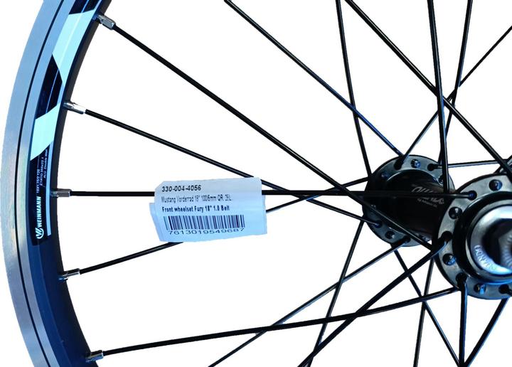 Actual product image Mustang Velo Front wheel 18&quot 100/5mm QR. 28L. (Front wheel, 18")