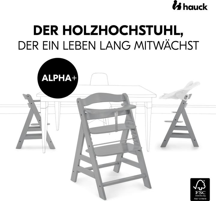 Actual product image Hauck alpha+ (Highchair)