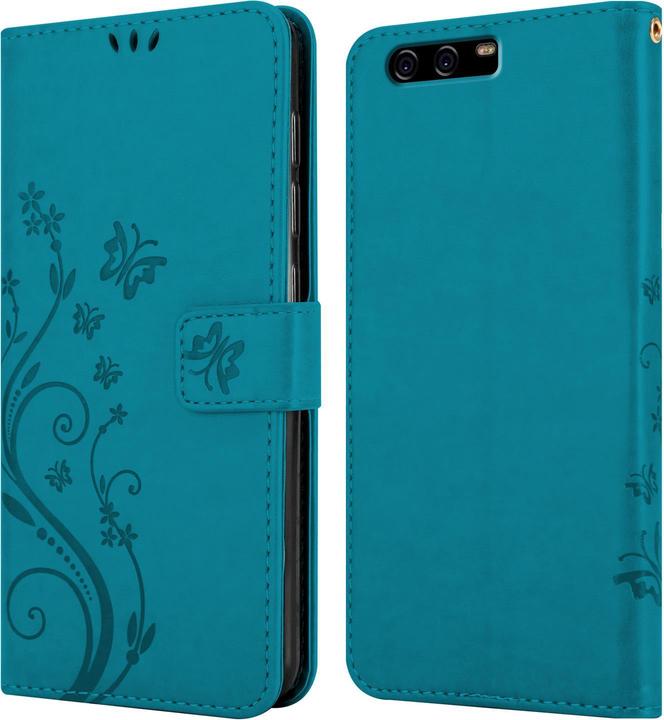 Productafbeelding Cadorabo Bloemen Boekomslag (Huawei P10)