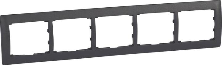Produktbild Legrand Rahmen 5-fach waagerecht Galea dark bronze 771205