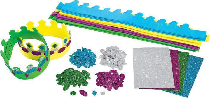 Actual product image Colorations Colouring - Make and decorate your own foam crown, set of 1