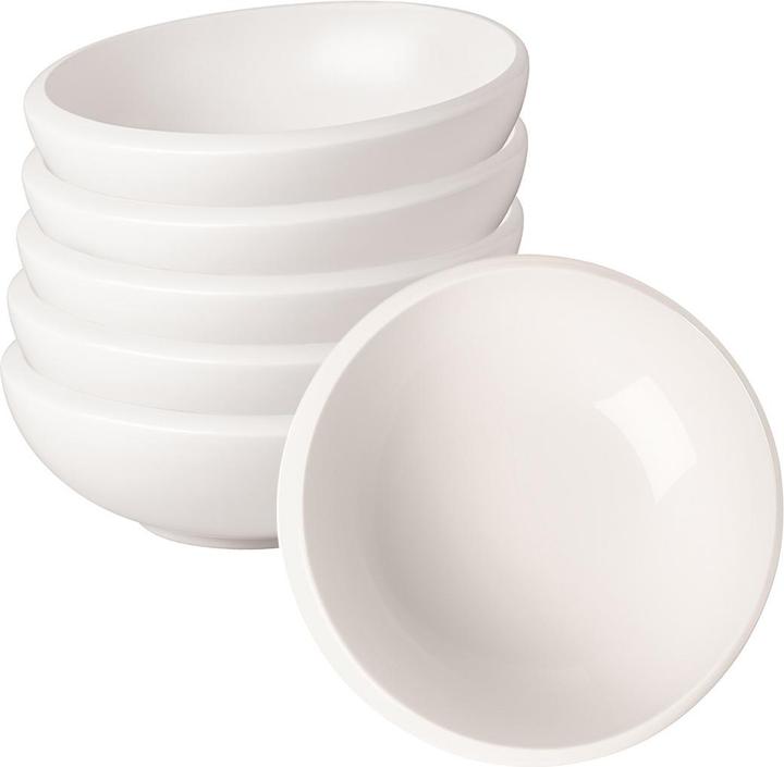 Actual product image Villeroy & Boch Bowl NewMoon 6 pieces, White (13 cm, 0.14 l, 1 x)