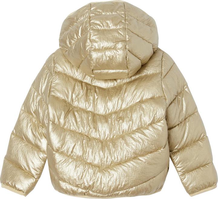 Produktbild Vertbaudet Glänzende Mädchen Light-Steppjacke mit Kapuze, Recycling-Polyester (128)