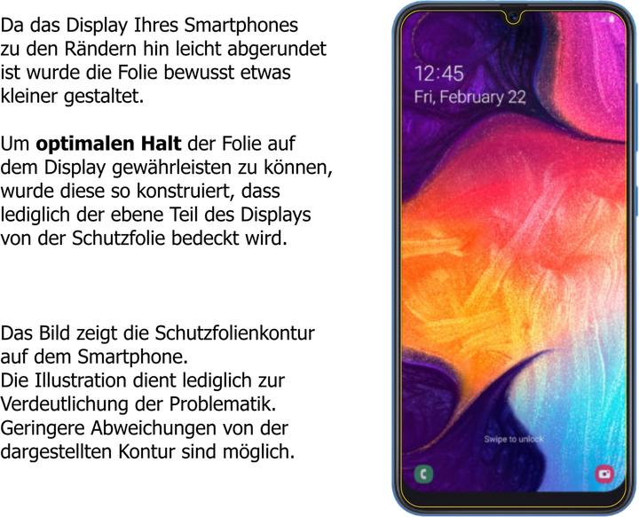 Actual product image Dipos Screen Protector Crystalclear (4 Piece, Samsung Galaxy A40)