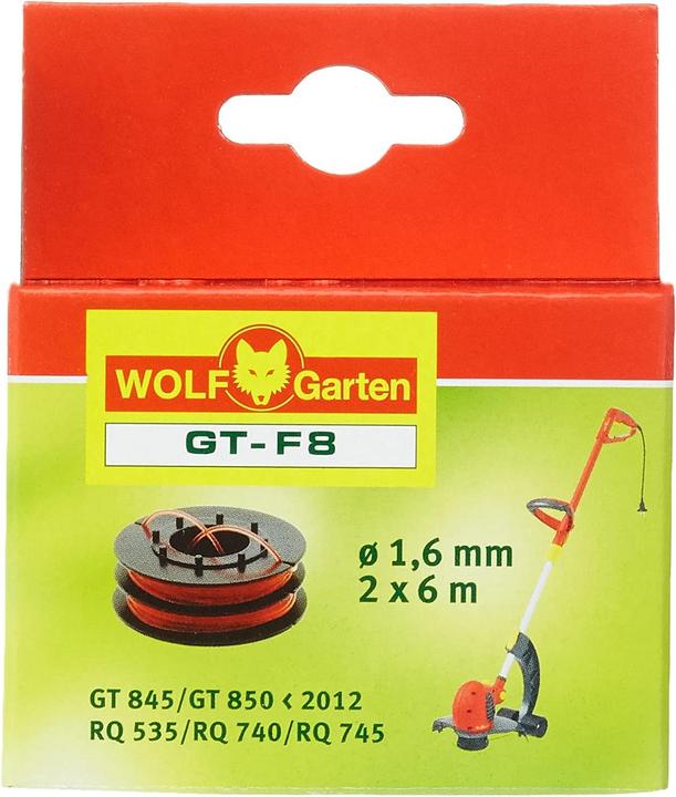 Immagine prodotto Wolf-Garten Gt-F 8 (Pioniere delle erbacce, Lenza per tagliabordi + rocchetto di lenza)