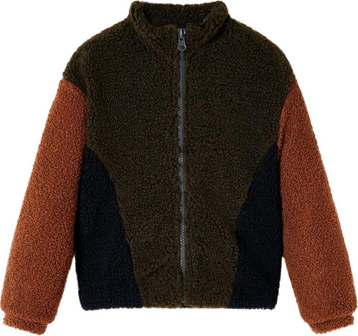 Image du produit VidaXL Veste pour enfants 128,Composition : 100 % polyester,Couleur : kaki (128)
