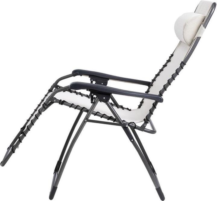 Produktbild Fiam Relaxsessel Movida 129 Tx Gestell Metall / Tex. Anthr./Ecru (66 cm)