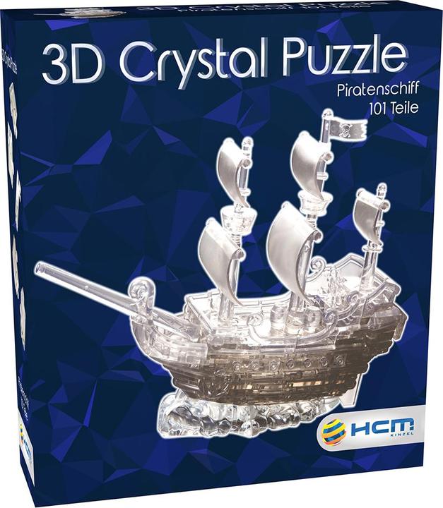 Actual product image HCM Kinzel 3D Crystal Pirate Ship (101 pieces)