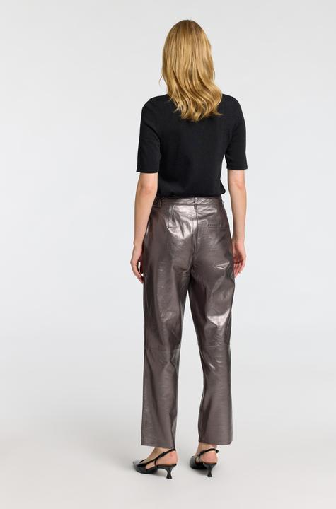 Actual product image Selected Femme Slfcora Mw Leather Pant (42)
