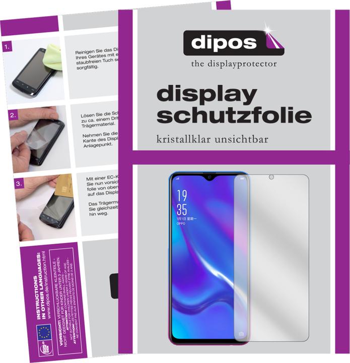 Produktbild Dipos Displayschutzfolie Crystalclear (4 Stück, Oppo RX17 Neo)