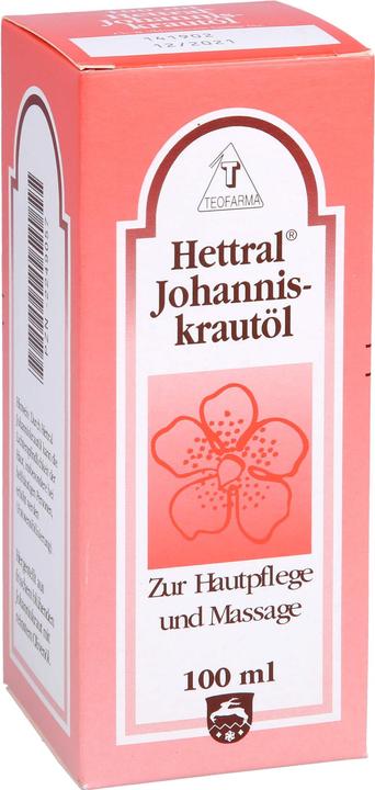 Actual product image Teofarma Hettral St John's wort oil, 100 ml oil (Body oil, 100 ml)