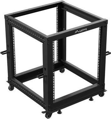 Actual product image Lanberg OPEN RACK 19 12U 600X600-1100 REGULOWANY CZARNY (19 inch rack)
