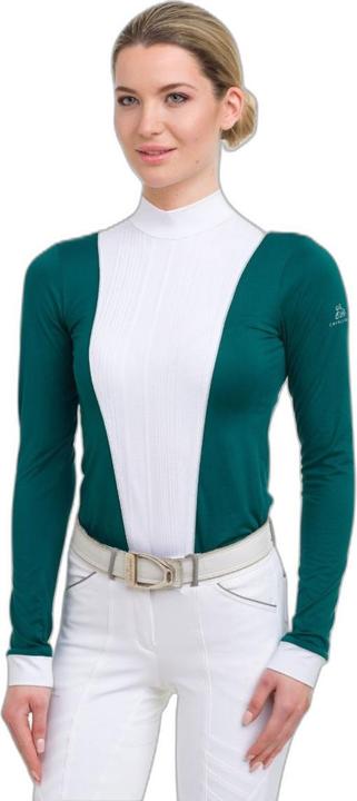 Cavalliera reitturnier-polo langarm damen queen (XL)