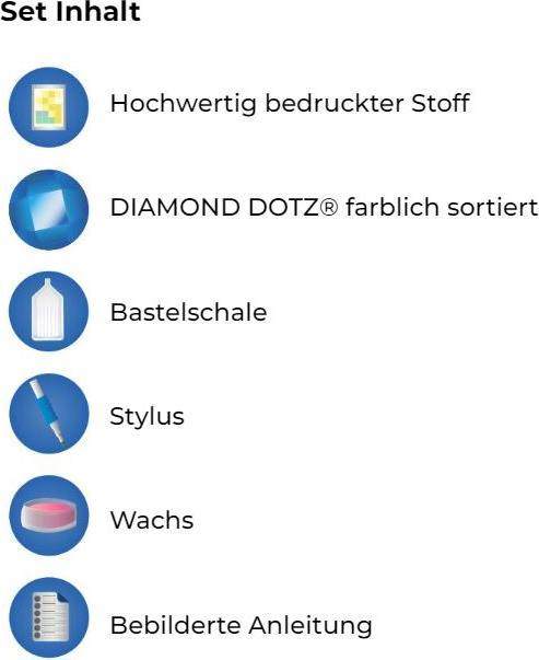 Productafbeelding Diamond Dotz DOTZIES® Original Diamond Painting Set Barbie met 5 motieven: 1 etui, 2 armbanden 21 x 2 cm, 2 au