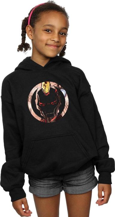 Produktbild Iron Man Montage Symbol Kapuzenpullover Mädchen (152, 158)