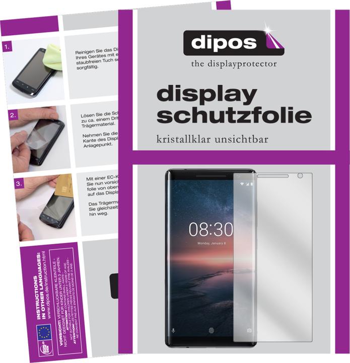 Image du produit Dipos Film de Protection d’écran Crystalclear (5 pièce(s), Nokia 8 Sirocco)