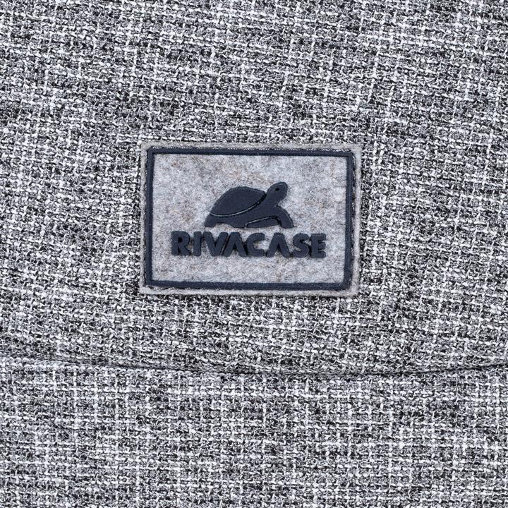 Actual product image Rivacase Laptop backpack, Light gray (15 l)