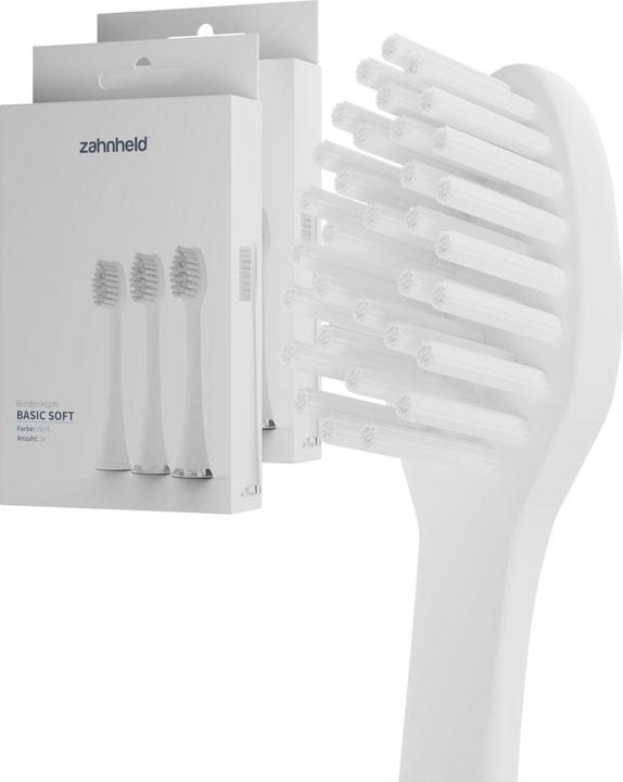 Zahnheld Bürstenkopf Basic Soft 6x Weiss (6 x)