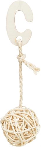 Immagine prodotto Trixie 3 Rotan Ballen Met Bel Aan Touw Naturel