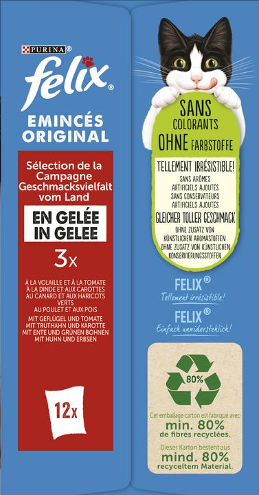 Image du produit Felix Original Mixed Selection in Gelee (Adulte, 12 pcs, 1020 g)