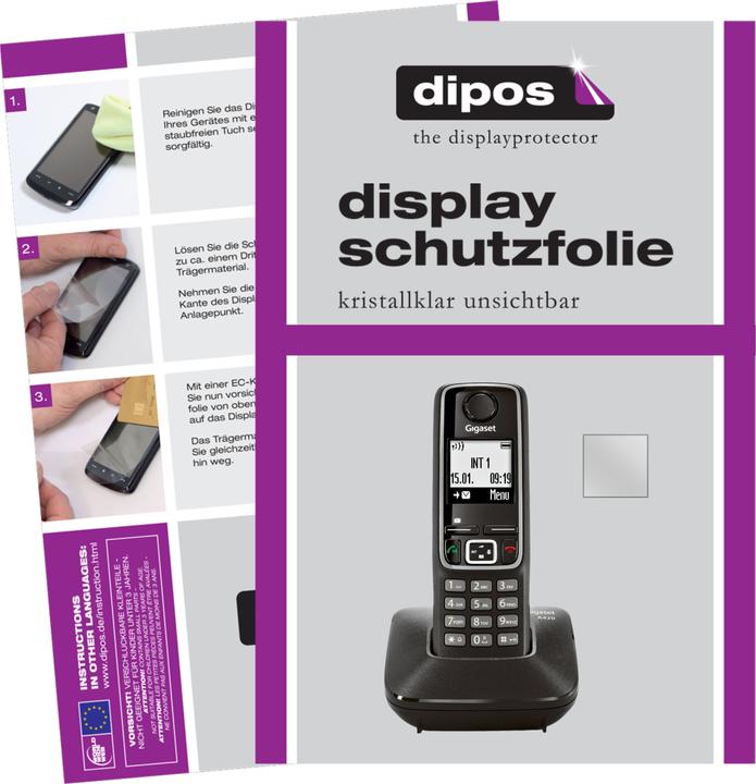 Produktbild Dipos Displayschutzfolie Crystalclear (6 Stück, Gigaset A420 / A420A)