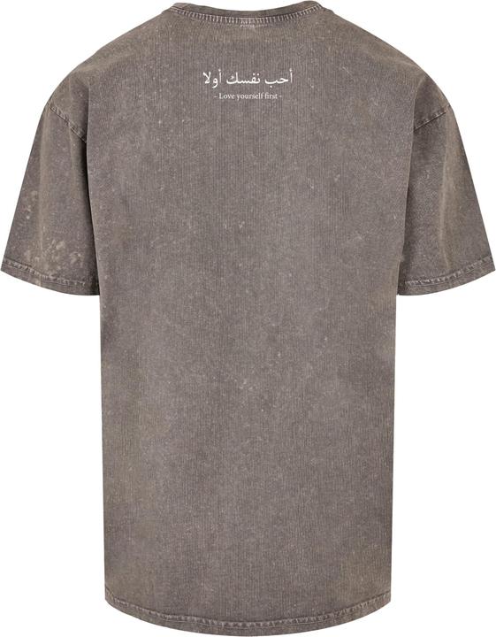 Immagine prodotto Merchcode Maglietta oversize pesante lavata con acido Love Yourself First - 105781 (XXL)