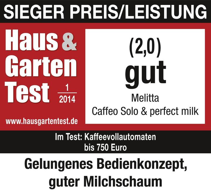Productafbeelding Melitta Caffeo Solo Perfecte Melk
