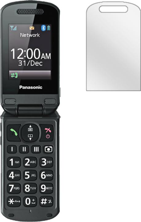 Actual product image Dipos Screen Protector Crystalclear (2 Piece, Panasonic KX-TU 329)