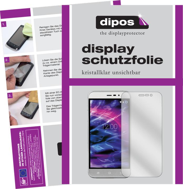 Actual product image Dipos Screen Protector Crystalclear (6 Piece, Medion Life P5006)