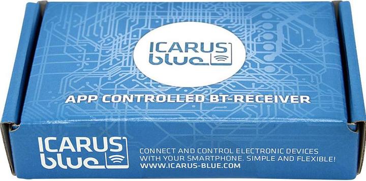 Actual product image Icarus Blue AppbasiertetoothRemotecontrol