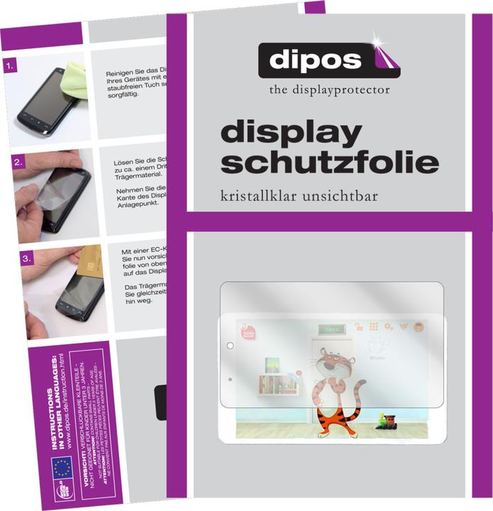Actual product image Dipos Screen Protector Crystalclear (2 Piece, TigerTab)