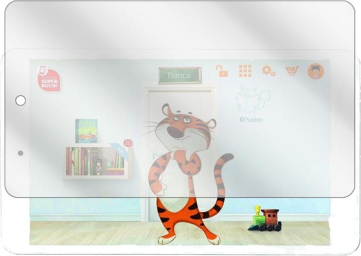 Actual product image Dipos Screen Protector Crystalclear (2 Piece, TigerTab)
