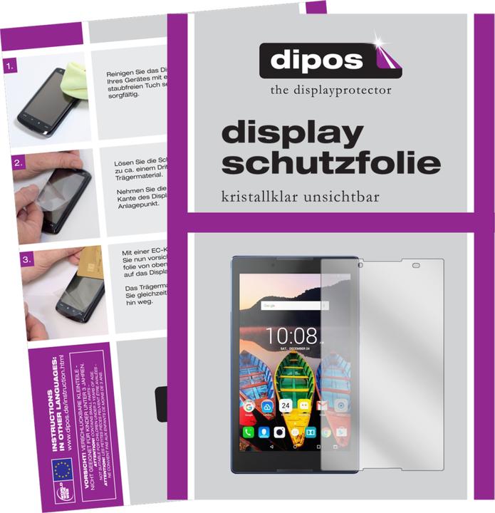 Actual product image Dipos Screen Protector Crystalclear (2 Piece, Lenovo Tab 3 8)